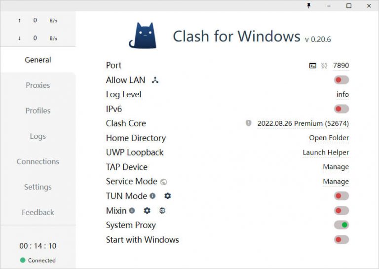 clash for windows启用代理